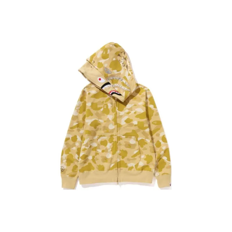 Bape Color Camo Double Shark Full Zip Hoodie SS24-8