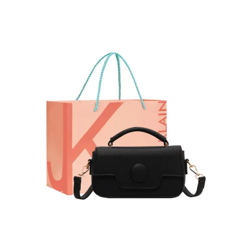 JANE KLAIN PU Shoulder Bag, Crossbody Bag, Handbag Small Size Women's Black/Ecru/Coffee