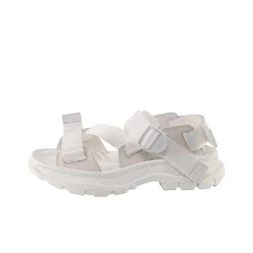 Alexander McQueen Tread Beach Sandals Men Off White