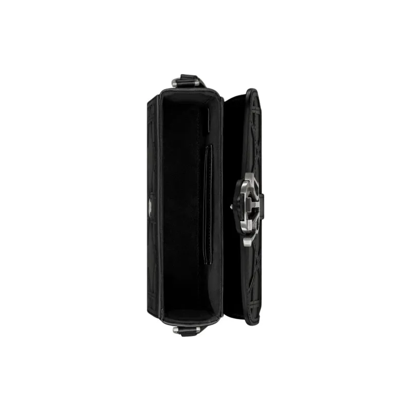 DIOR Cannage Cosmo Leather Shoulder Bag Crossbody Bag Mini Men's Black-3