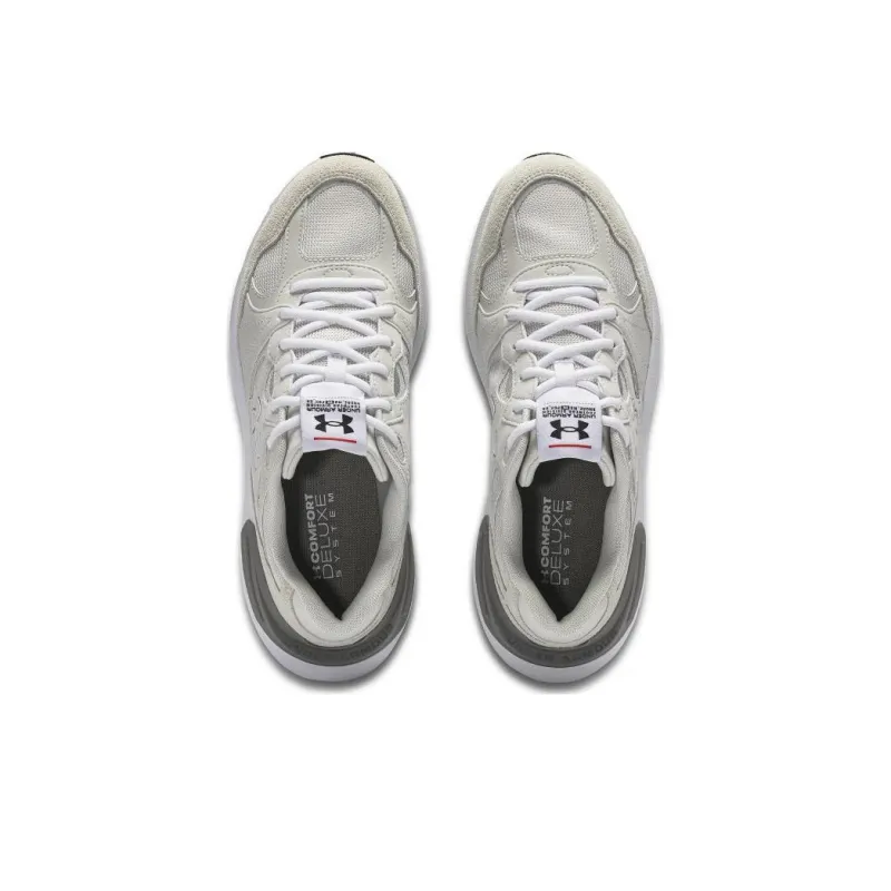 Under Armour Phantom Lu Cushioned Slip Resistant Breathable Low Top Running Shoes Unisex White-2