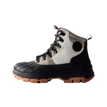 HUNTER Cushioning Wear-Resistant Mid-Top Hiking Shoes Women's Black Gray