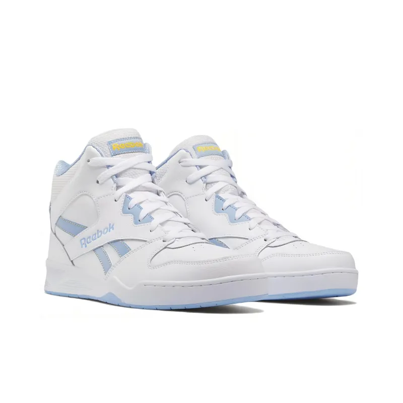 Reebok Royal BB4500 2 HI2 Anti Slip Wear Resistant Mid Top Vintage Basketball Shoes Men's Blue White-2