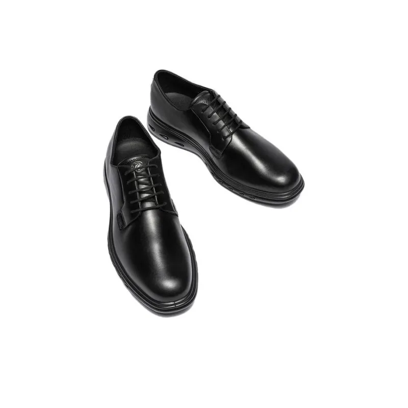 Ecco Mixed Water Resistant 720 Casual Shoes Men's Black-3