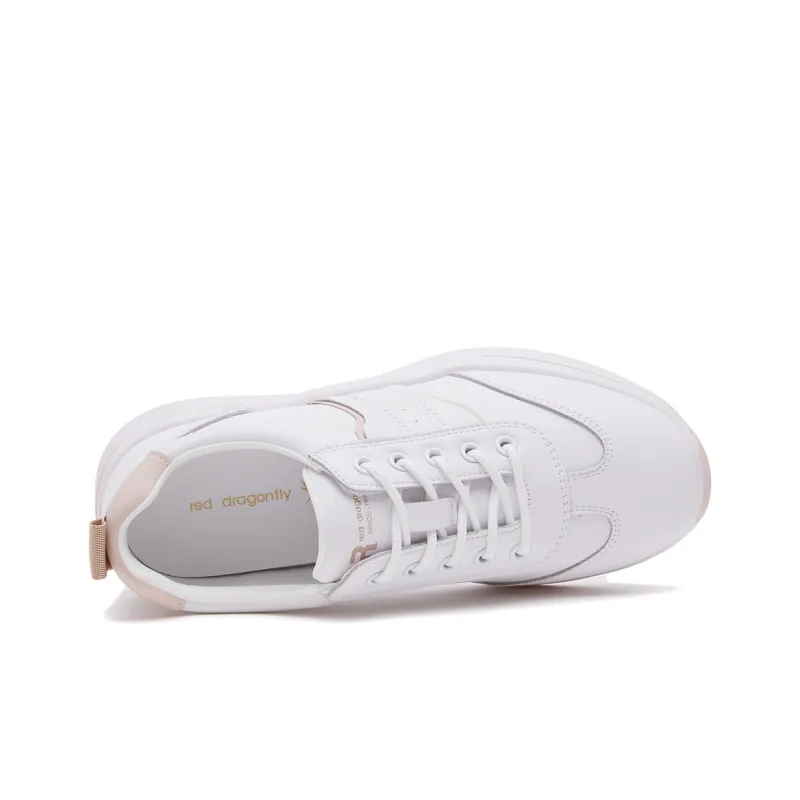 RED DRAGONFLY White Sneakers For Women's Abrasion Resistant Low Top Casual Shoes Women's-1
