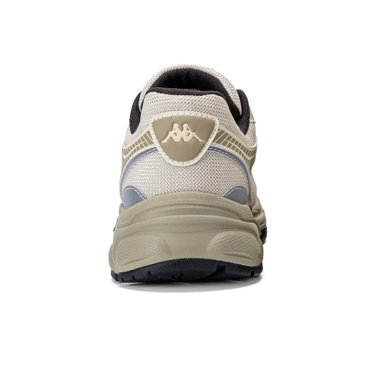 Kappa Anti Slip Wear Resistant Low Top Casual Running Shoes Unisex White Gray-4