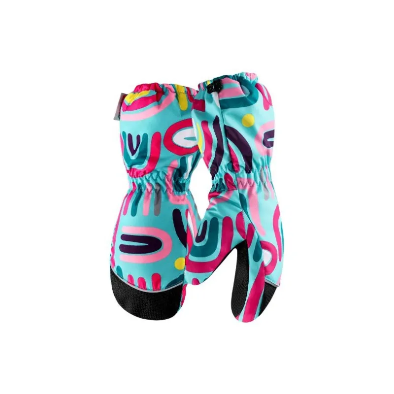 GOLOVEJOY Ski Gloves Warm Breathable Wear Resistant Windproof And Waterproof Gloves Kids'-51