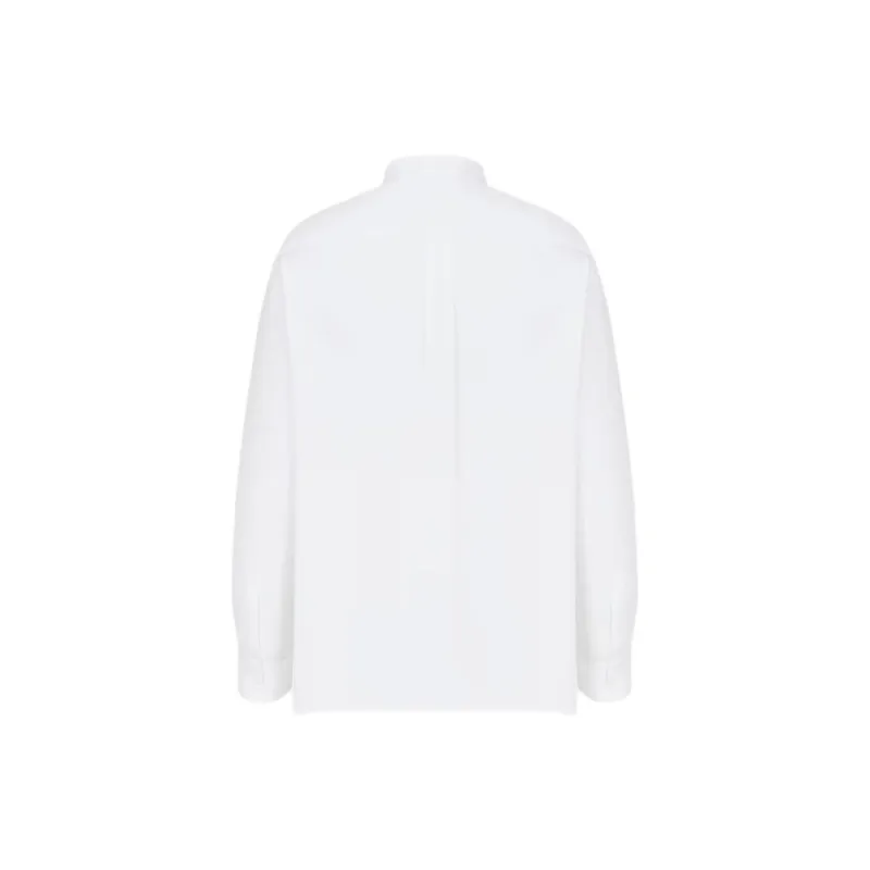 DIOR Buttoned Long Sleeved Poplin Shirt-1