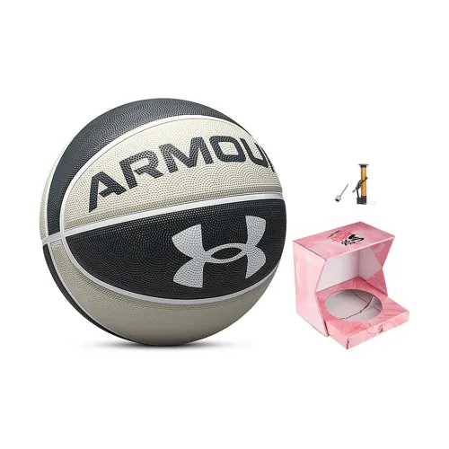 Under Armour Rubber Basketball Gray Black Size 7 Training Unisex