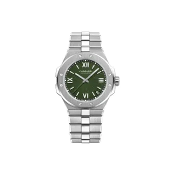 CHOPARD Automatic Mechanical Movement Unisex Watch 41mm Green Dial Stainless Steel Case Stainless Steel Watchband