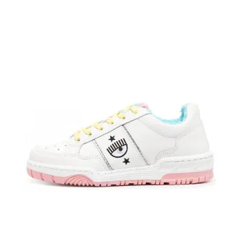 CHIARA FERRAGNI Stylish Skateboarding Shoes Women's White