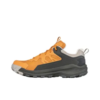 Oboz Footwear Katabatic Slip-Resistant Low-Top Hiking Shoes Men's Yellow