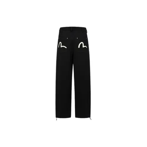 EVISU Casual Pants Men Black