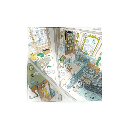 HERMES Silk Scarves Women's Multicolor