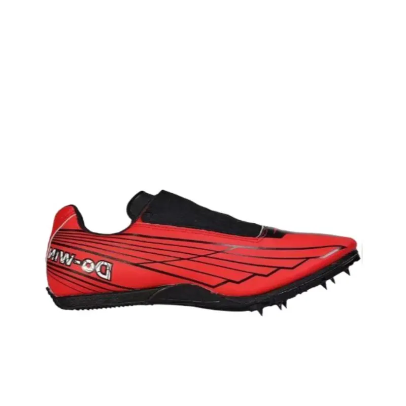 DO WIN Slip Resistant Low Top Running Shoes Unisex Black Red-1