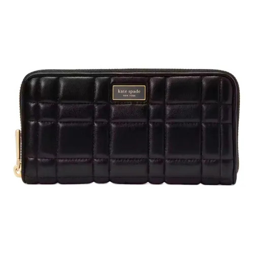 Kate Spade Evelyn Smooth Leather Wallet Women's Black