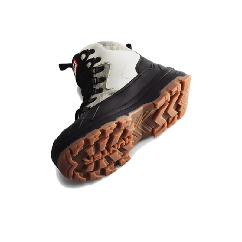 HUNTER Cushioning, Wear Resistant Mid Top Hiking Shoes Women's Black Gray-3