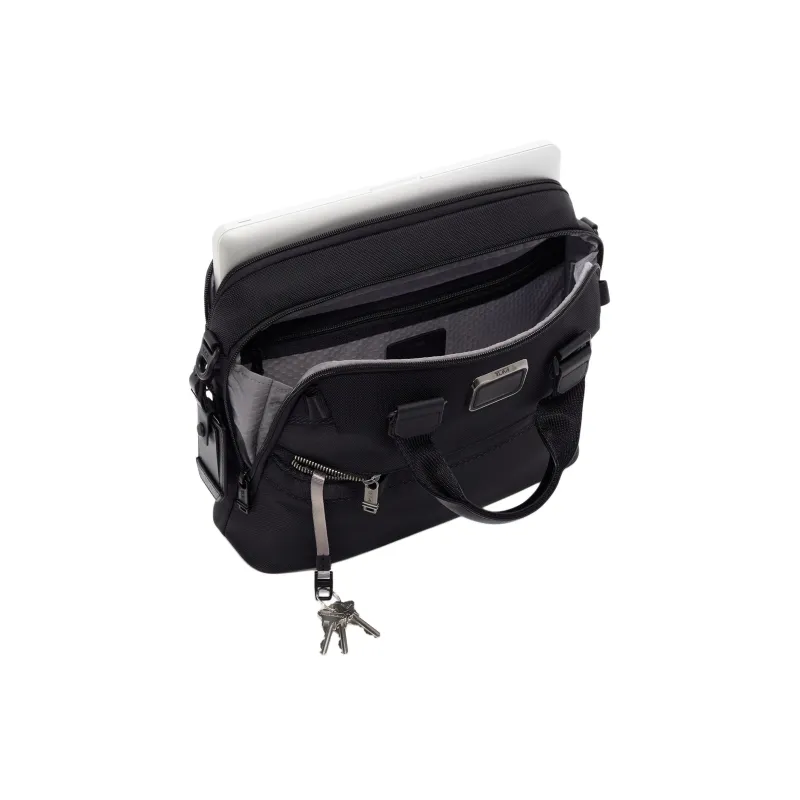 TUMI Nylon Briefcase Shoulder Bag Crossbody Bag Handbag Men's Black-3