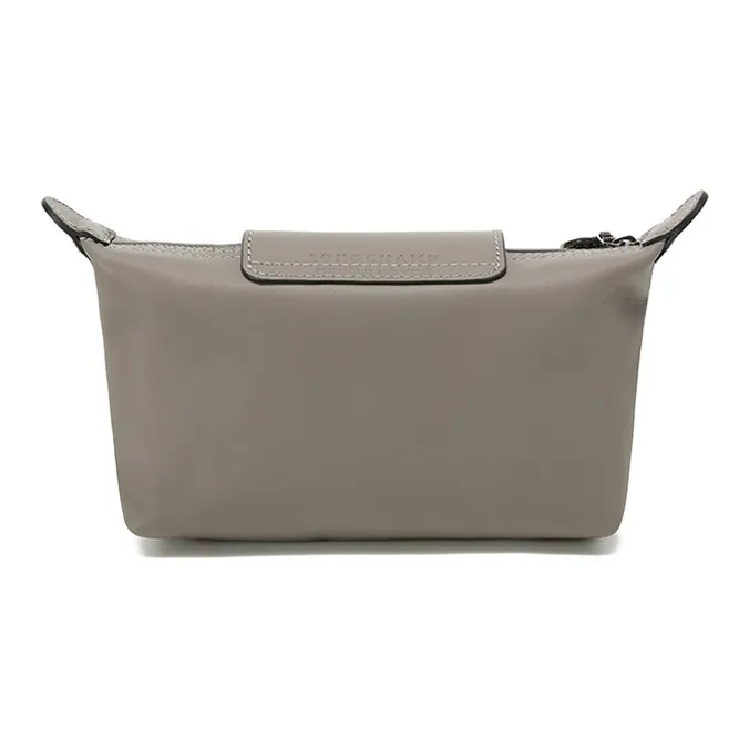 LONGCHAMP Le Pliage Xtra Cow Leather Clutch Regular Women's Dark Gray-3