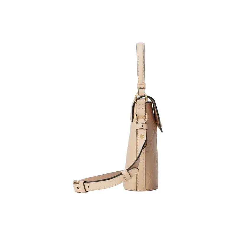 GUCCI Leather Bucket Bag, Handbag, Shoulder Bag, Crossbody Bag Mini Women's Light Beige-2