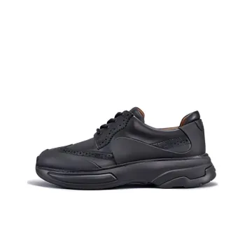 TSUBO GT Oxford Cushioning Wear-Resistant Low-Top Casual Shoes Unisex Black