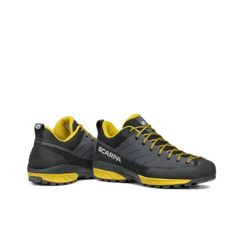 SCARPA Cushioning Wear-Resistant Low-Top Hiking Shoes Unisex Black-4