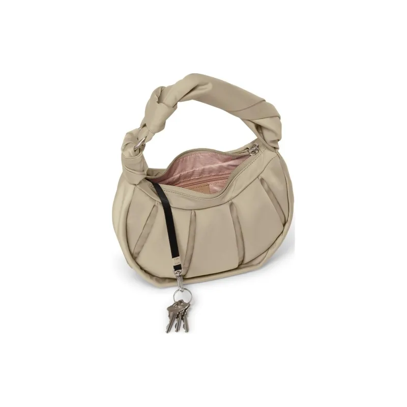 TUMI Leather Handbag Shoulder Bag Crossbody Bag Small Size Women's Ecru-2