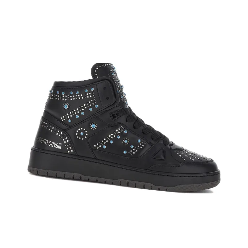 Roberto Cavalli Skateboard Shoes Men's Black-1