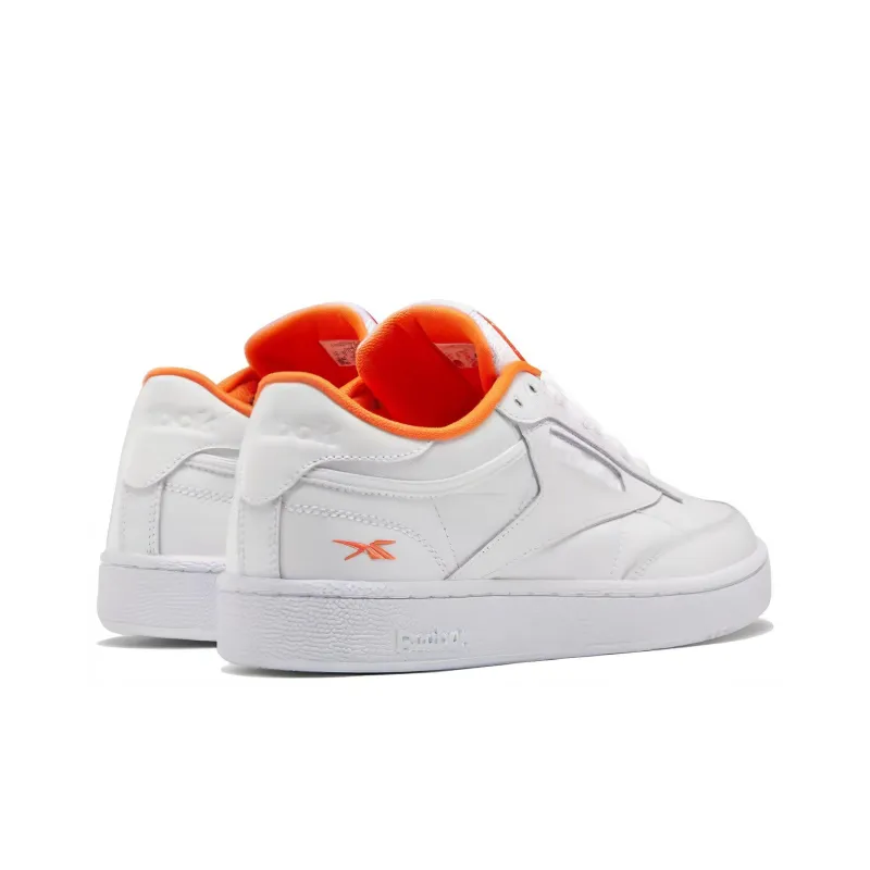 Reebok Club C 85 'White Solar Orange'-3