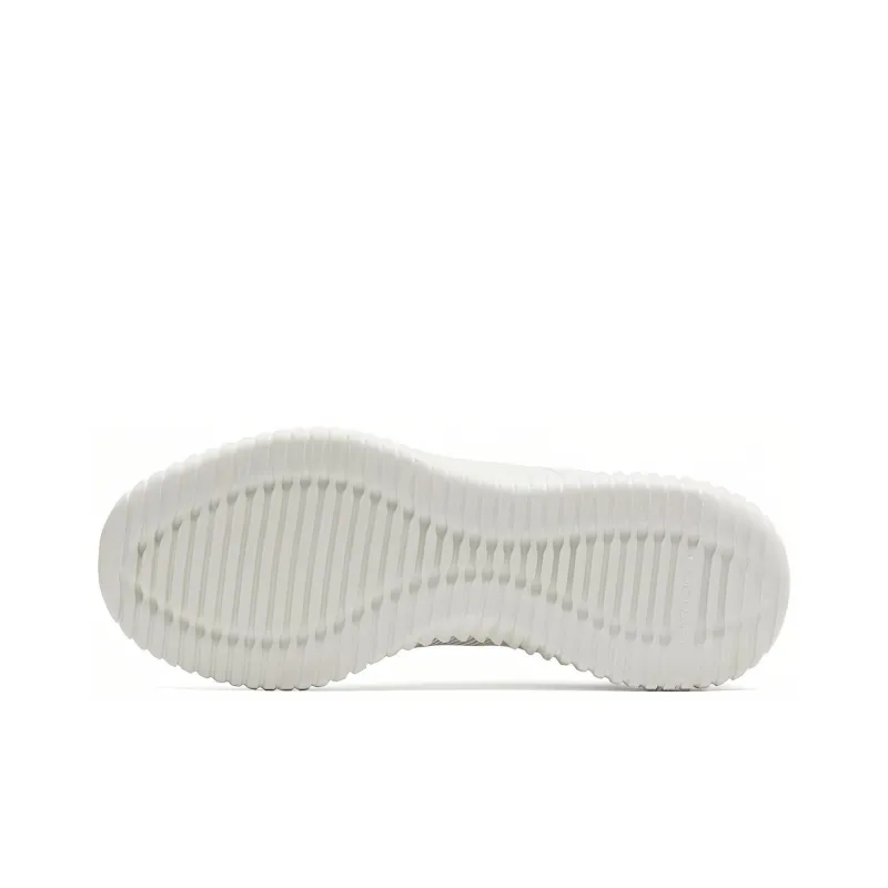 Skechers Elite Fle Cushioning Anti-Slip And Wear-Resistant Low-Top Casual Shoes Men's White-4
