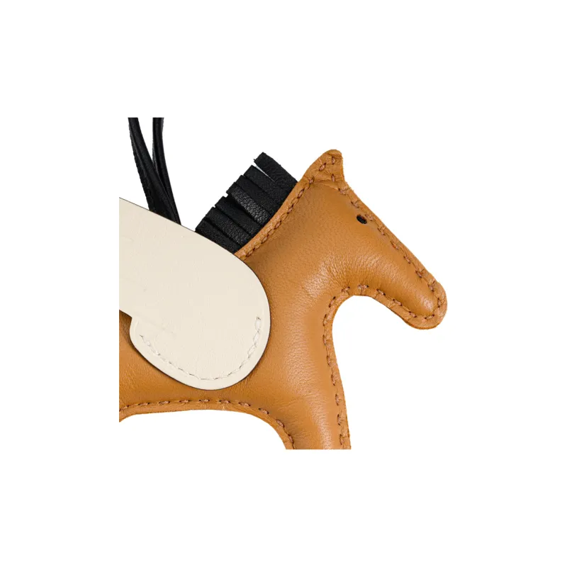 HERMES Cow Leather Pendants Unisex Brown-2