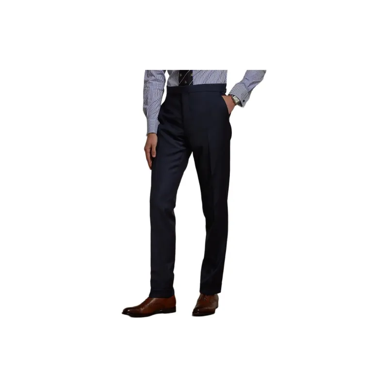 Polo Ralph Lauren Gregory Hand-Tailored Sharkskin Suit Business Suits Men's Blue-4