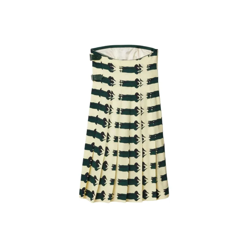 Burberry Sleeveless Dress Women's Ivy Green-1