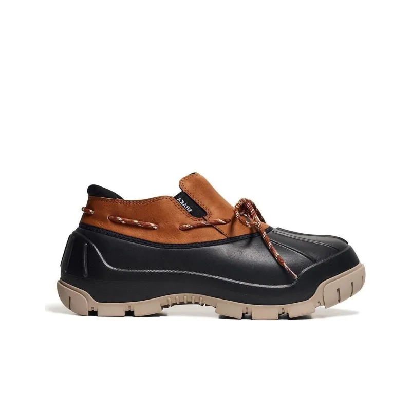 SHAKA SWAMP MOC MT Wear-Resistant Low-Top Casual Shoes Unisex Black Brown-1