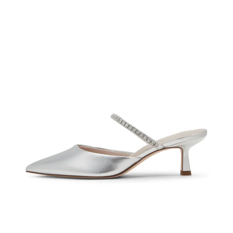 CHARLES&KEITH Composite Sole Closed Toe Slippers 6cm Women's-0