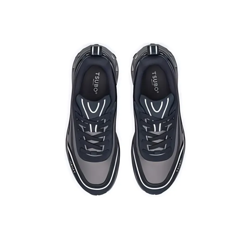 TSUBO RS Original Cushioning Wear-Resistant Low-Top Casual Shoes Unisex Gray-2