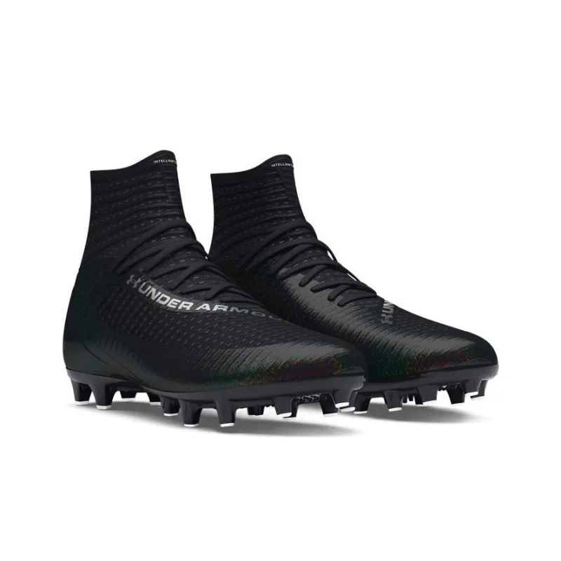 Under Armour MG Multi Ground Natural Ground Breathable Soccer Shoes Men's Black-2