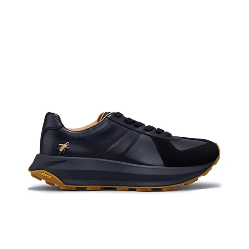 TSUBO CR Gat Cushioning Wear-Resistant Low-Top Casual Shoes Unisex Black-1