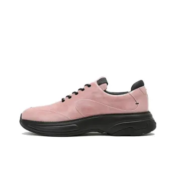 TSUBO GT Waxed Nappa Anti-Slip Wear-Resistant Low-Top Casual Shoes Unisex Pink