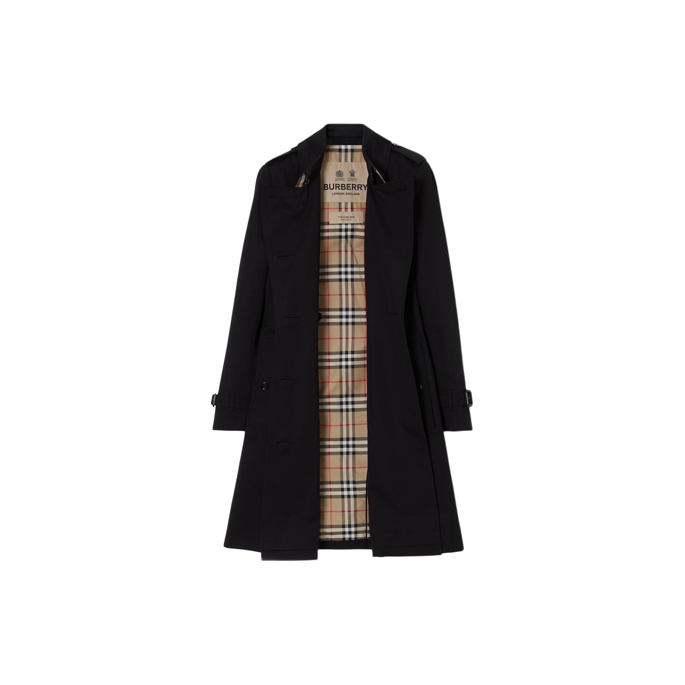 Burberry Trench Coats Women's Black 4 - POIZON