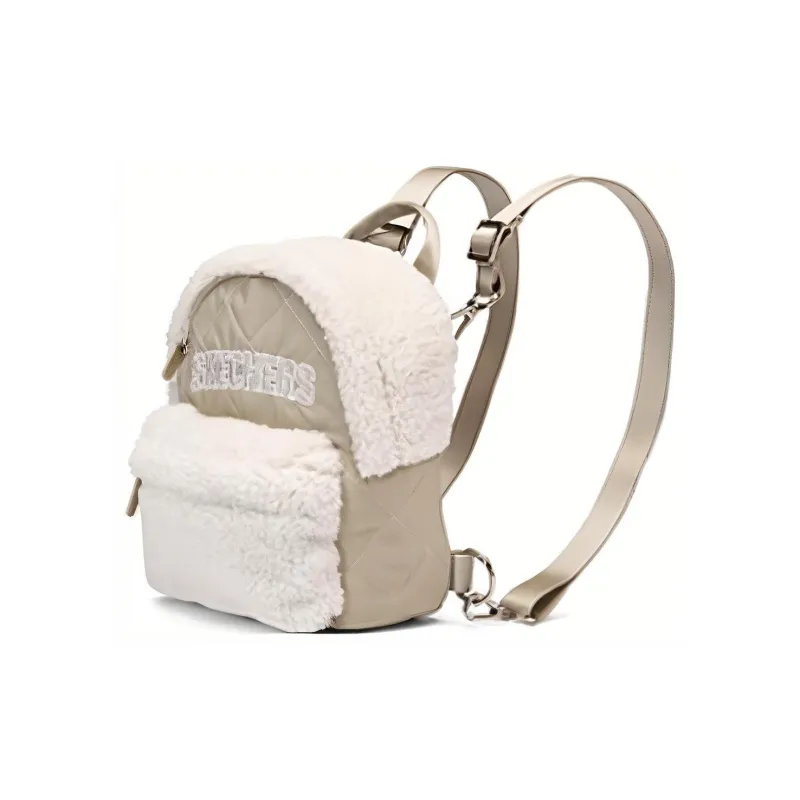 Skechers Fabric Backpack Medium Size Unisex Heather Cord Gray-1
