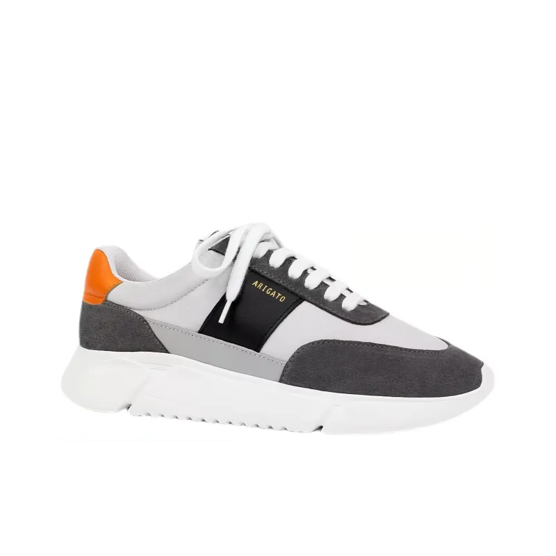 Axel Arigato Genesis Vintage Runner Light Grey Black Orange-1