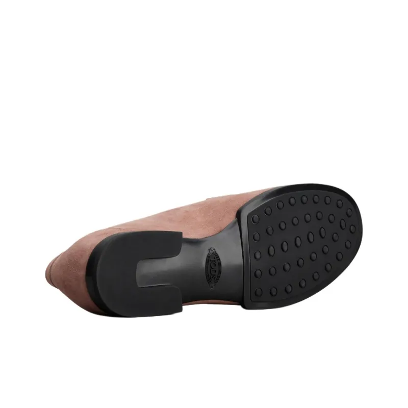 TOD'S Kate Suede Loafers-4