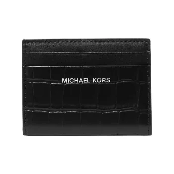 MICHAEL KORS Hudson Leather Wallet Men's Black