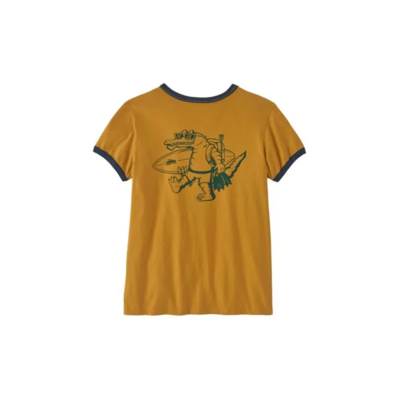 Patagonia Water People Organic Ringer Tee T Shirt Women's-1