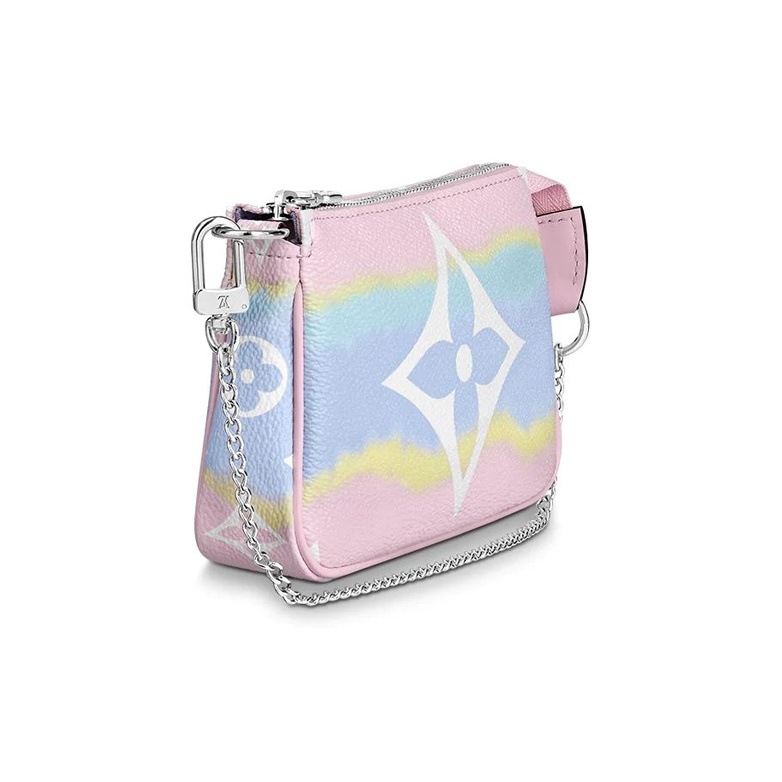 LOUIS VUITTON Mini Pochette Accessories Lv Escale Pastel - POIZON