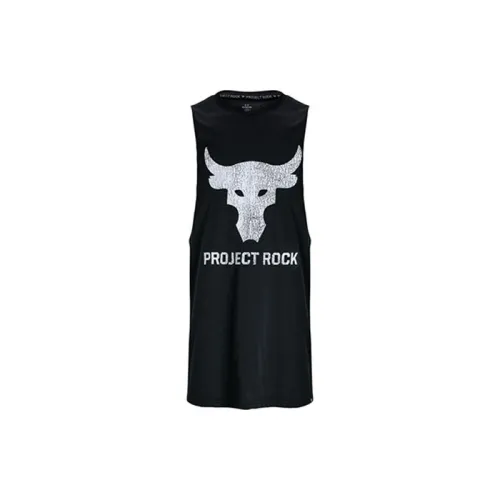 Under Armour Project Rock Brahma Bull Tank Black