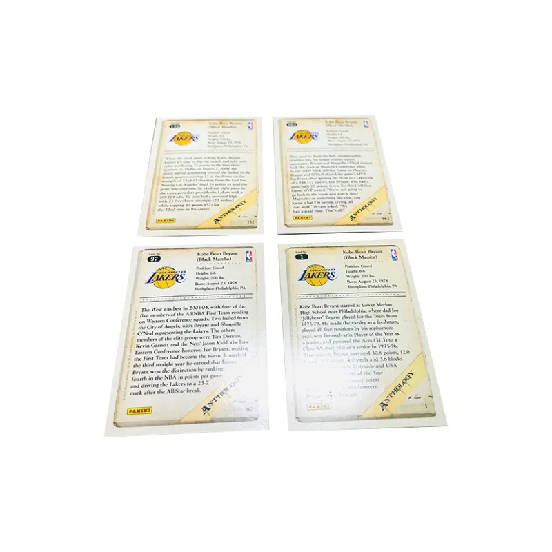 PANINI Kobe Bryant Player Card Standard Condition Pass Sports Cards-1