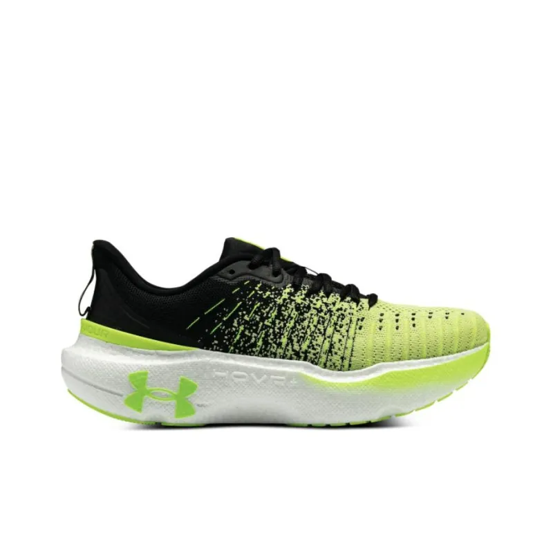 Under Armour Cushioning Wear Resistant Rebound Low Top Training Running Shoes Women's Black Yellow-1