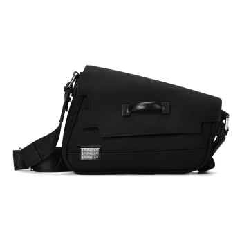 EPIPHQNY Skin Feel Material Shoulder Bag Unisex Black